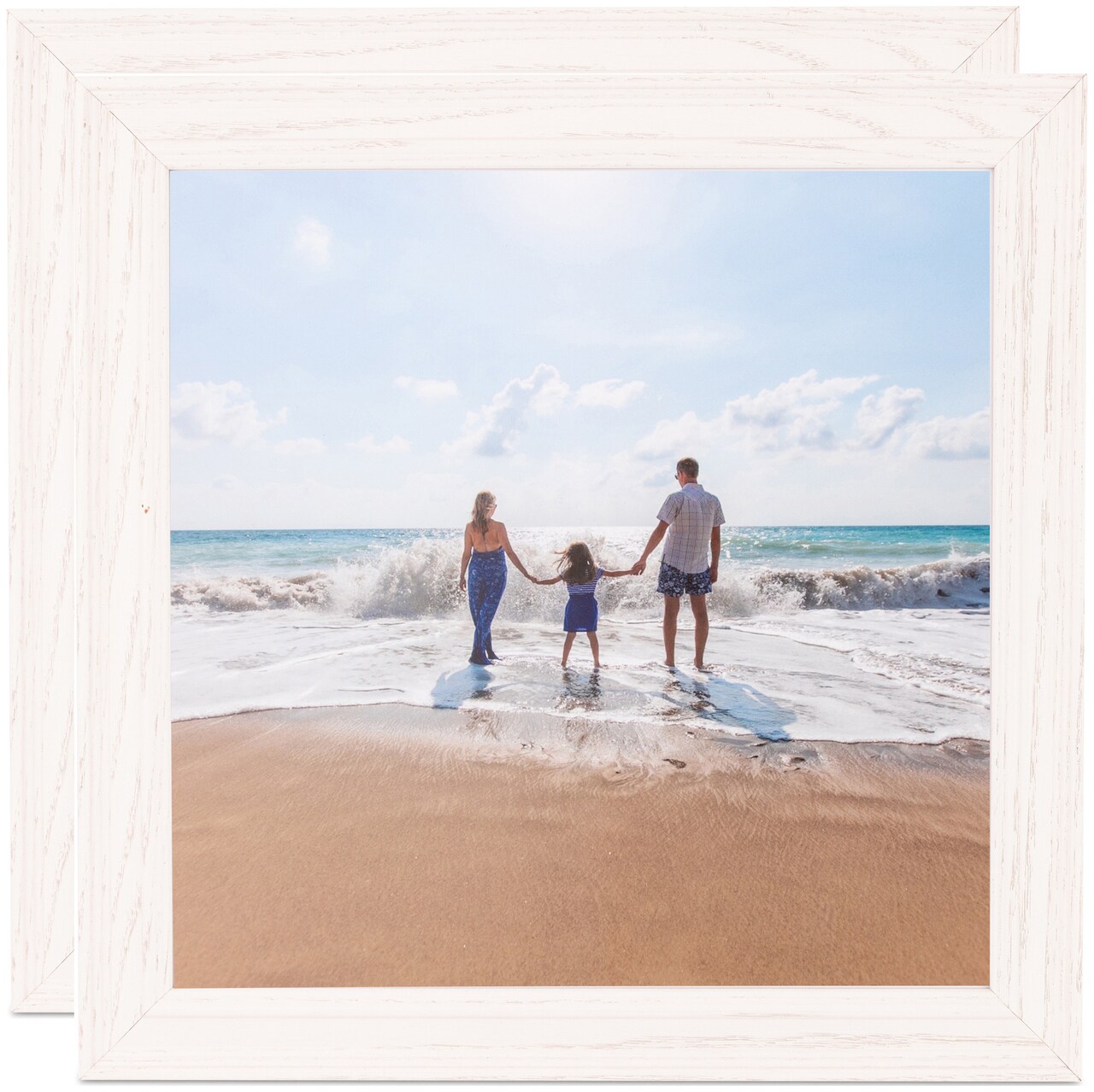 ArtToFrames 12x12 Inch Modern Picture Frame, Multi Pack, Comes with Regular Glass (WOMPack-14-12x12)